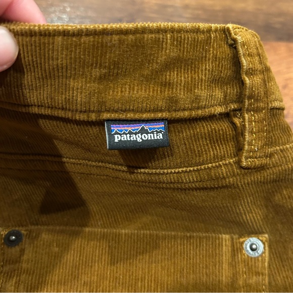 Patagonia Corduroy Bence Brown Pants Women Organic Cotton Low Rise Size 28 - Picture 8 of 8